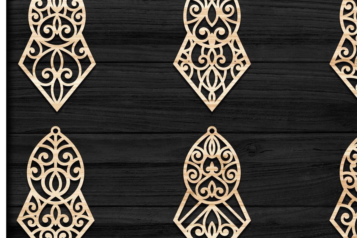 Intra απο ξύλο plywood  Χρώμα wenge 3mm-4mm πάχος - Σκουλαρίκια Κοσμήματα Bundle 40 Δίασταση 3x3 cm INTRAFABR-120898340