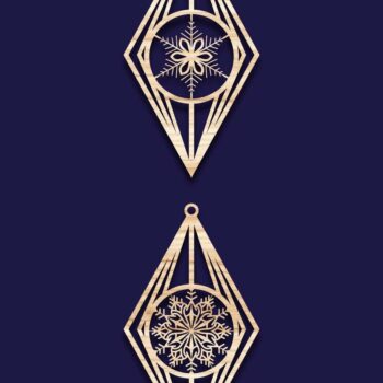 Intra απο ξύλο plywood  Χρώμα wenge 3mm-4mm πάχος - Σκουλαρίκια Κοσμήματα Bundle 41 Δίασταση 3x3 cm INTRAFABR-120898351 - Image 2