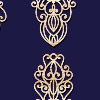 Intra απο ξύλο plywood Χρώμα wenge 3mm-4mm πάχος - Σκουλαρίκια Κοσμήματα Bundle 50 Δίασταση 3x3 cm INTRAFABR-33168392 - Image 2