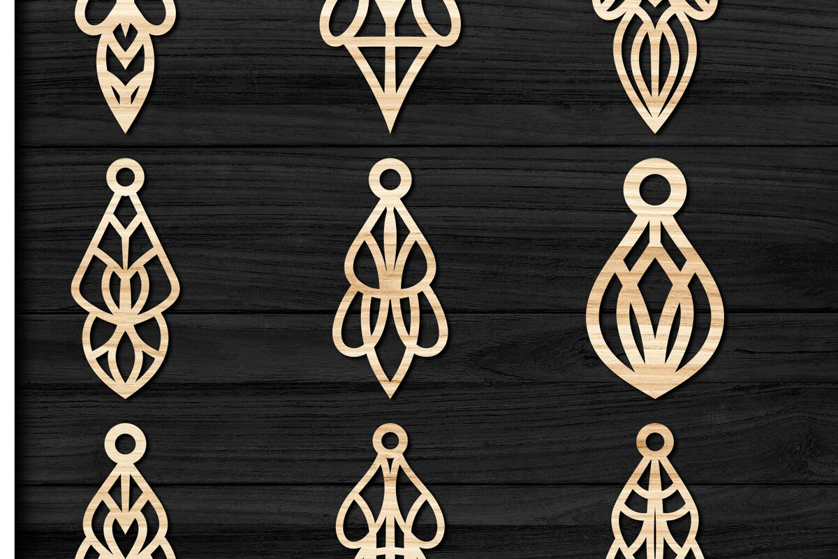 Intra απο ξύλο plywood  Χρώμα wenge 3mm-4mm πάχος - Σκουλαρίκια Jewelry Bundle 70 Δίασταση 3x3 cm INTRAFABR-109265667