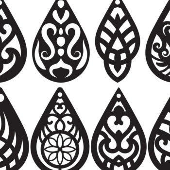 Intra απο ξύλο plywood Χρώμα wenge 3mm-4mm πάχος - Σκουλαρίκια Κοσμήματα Bundle Δίασταση 3x3 cm INTRAFABR-26268991 - Image 2