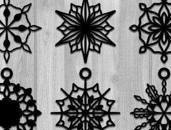 Intra απο ξύλο plywood  Χρώμα wenge 3mm-4mm πάχος - Σκουλαρίκια Bundle Δίασταση 3x3 cm INTRAFABR-94689956 - Image 3