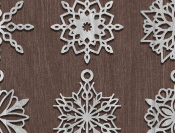 Intra απο ξύλο plywood  Χρώμα wenge 3mm-4mm πάχος - Σκουλαρίκια Bundle Δίασταση 3x3 cm INTRAFABR-94689956 - Image 6