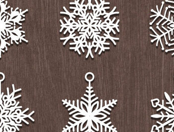 Intra απο ξύλο plywood  Χρώμα wenge 3mm-4mm πάχος - Σκουλαρίκια Bundle Δίασταση 3x3 cm INTRAFABR-94689966 - Image 2