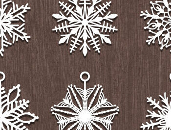 Intra απο ξύλο plywood  Χρώμα wenge 3mm-4mm πάχος - Σκουλαρίκια Bundle Δίασταση 3x3 cm INTRAFABR-94689966 - Image 5