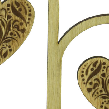 Intra απο ξύλο plywood  Χρώμα wenge 3mm-4mm πάχος - Σκουλαρίκια Laser File.10 Σχέδια και βάση Δίασταση 9x13 cm INTRAFABR-114656142 - Image 10