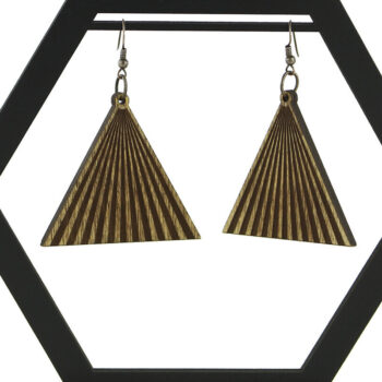 Intra απο ξύλο plywood  Χρώμα wenge 3mm-4mm πάχος - Σκουλαρίκια Laser File.10 Σχέδια και βάση Δίασταση 14x15 cm INTRAFABR-114656152 - Image 8