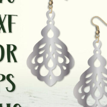 Intra απο ξύλο plywood  Χρώμα wenge 3mm-4mm πάχος - Σκουλαρίκια Laser Cut, Jewelry Gift Δίασταση 3x3 cm INTRAFABR-114718960 - Image 4