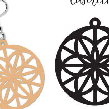 Intra απο ξύλο plywood Χρώμα wenge 3mm-4mm πάχος - Σκουλαρίκια Lasercut Bundle Δίασταση 3x3 cm INTRAFABR-114656084 - Image 11