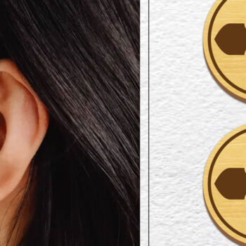 Intra απο ξύλο plywood Χρώμα wenge 3mm-4mm πάχος - Σκουλαρίκια Μαγνήτης Bundle Δίασταση 3x3 cm INTRAFABR-72391946 - Image 6