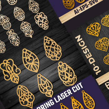 Intra απο ξύλο plywood  Χρώμα wenge 3mm-4mm πάχος - Σκουλαρίκια Mega Bundles ,Σκουλαρίκια Σετ Δίασταση 3x3 cm INTRAFABR-97975582 - Image 3