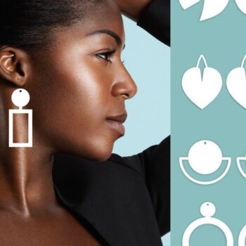 Intra απο ξύλο plywood Χρώμα wenge 3mm-4mm πάχος - Σκουλαρίκια Bundle | κοπής με λέιζερ Δίασταση 5x7 cm INTRAFABR-97911687 - Image 3