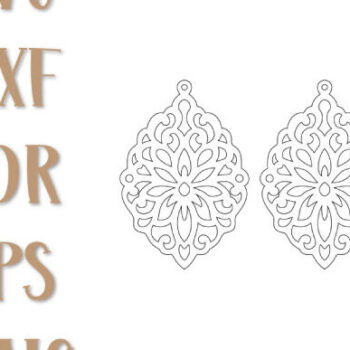 Intra απο ξύλο plywood  Χρώμα wenge 3mm-4mm πάχος - Σκουλαρίκια , Κρεμαστά σκουλαρίκια Δίασταση 3x3 cm INTRAFABR-97975468 - Image 2