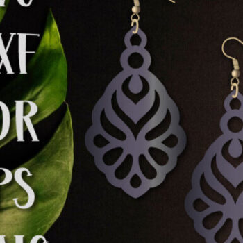 Intra απο ξύλο plywood  Χρώμα wenge 3mm-4mm πάχος - Πρότυπο για σκουλαρίκια, σκουλαρίκια Boho. Δίασταση 3x3 cm INTRAFABR-111802926 - Image 1