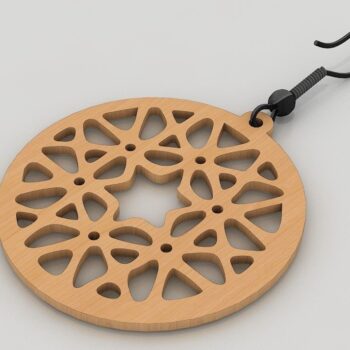 Intra απο ξύλο plywood Χρώμα wenge 3mm-4mm πάχος - Σκουλαρίκια Πρότυπο , Κοσμήματα με λέιζερ Δίασταση 3x3 cm INTRAFABR-111580192 - Image 9