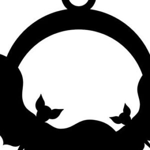 Intra απο ξύλο plywood  Χρώμα wenge 3mm-4mm πάχος - Σκουλαρίκια με νυχτερίδα Δίασταση 3x3 cm INTRAFABR-110081185