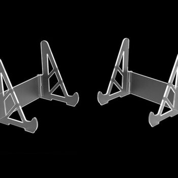 Intra απο ξύλο plywood  Χρώμα wenge 3mm-4mm πάχος - κοπής με λέιζερ Easel Display Δίασταση 20x20 cm INTRAFABR-109952415 - Image 4