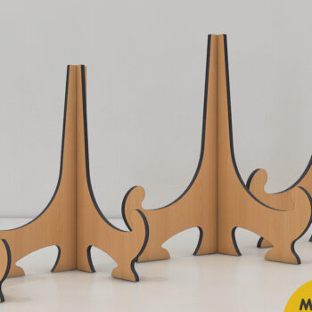 Intra απο ξύλο plywood Χρώμα wenge 3mm-4mm πάχος - Easel Display Stand Multiple Sizes Mater Δίασταση 30x20 cm INTRAFABR-89427306 - Image 2