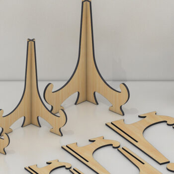 Intra απο ξύλο plywood Χρώμα wenge 3mm-4mm πάχος - Easel Display Stand Multiple Sizes Mater Δίασταση 30x20 cm INTRAFABR-89427306 - Image 4