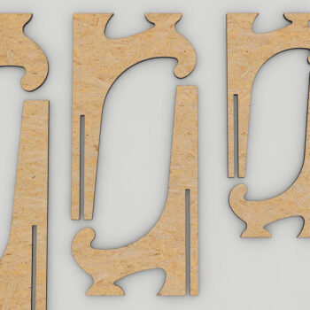 Intra απο ξύλο plywood Χρώμα wenge 3mm-4mm πάχος - Easel Display Stand Multiple Sizes Mater Δίασταση 30x20 cm INTRAFABR-89427306 - Image 8