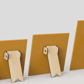 Intra απο ξύλο plywood Χρώμα wenge 3mm-4mm πάχος - Easel Stand Πλάτες Files Δίασταση 20x25 cm INTRAFABR-89306296 - Image 1