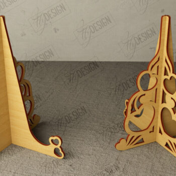 Intra απο ξύλο plywood  Χρώμα wenge 3mm-4mm πάχος - Στάση καβαλέτο | Πλάκα Τέχνης | Εμφάνιση φωτογραφιών Δίασταση 20x20 cm INTRAFABR-89305645 - Image 1