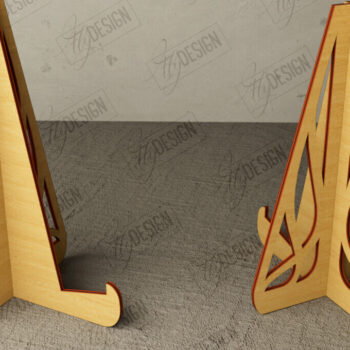 Intra απο ξύλο plywood Χρώμα wenge 3mm-4mm πάχος - Στάση καβαλέτο | Πλάκα Τέχνης | Εμφάνιση φωτογραφιών Δίασταση 20x20 cm INTRAFABR-80961962 - Image 1