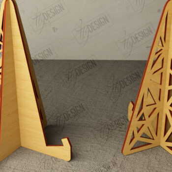 Intra απο ξύλο plywood  Χρώμα wenge 3mm-4mm πάχος - Στάση καβαλέτο | Πλάκα Τέχνης | Εμφάνιση φωτογραφιών Δίασταση 20x20 cm INTRAFABR-80962140 - Image 1