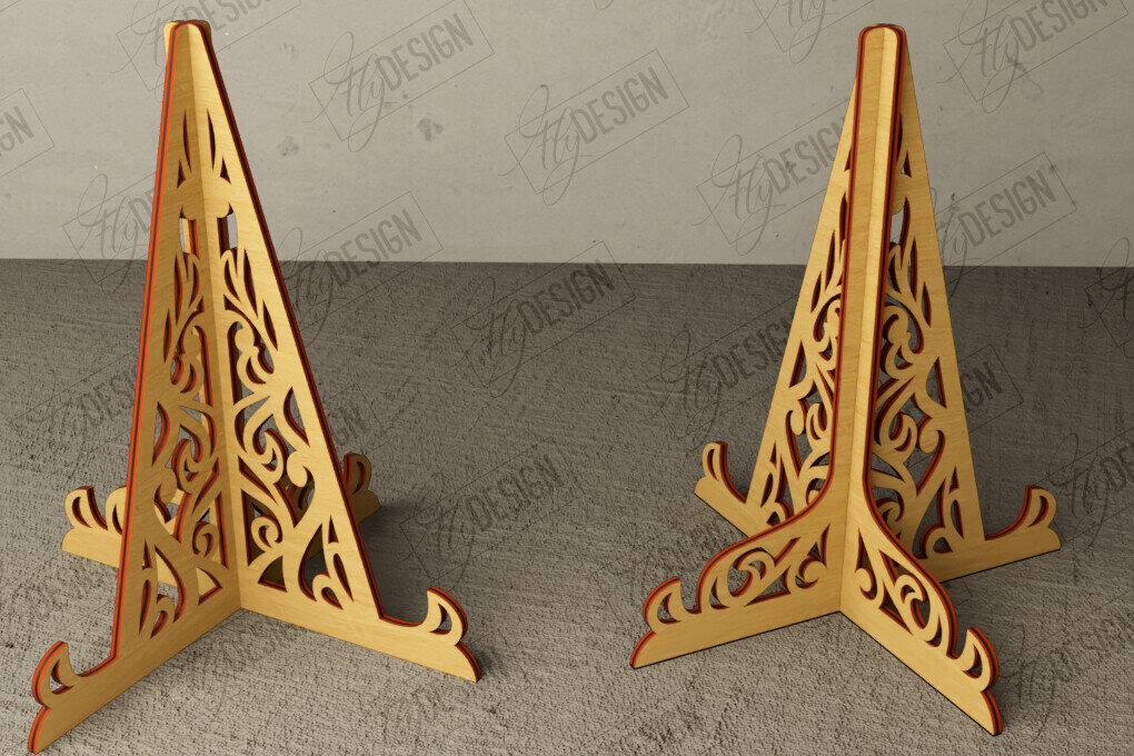 Intra απο ξύλο plywood  Χρώμα wenge 3mm-4mm πάχος - Στάση καβαλέτο | Πλάκα Τέχνης | Εμφάνιση φωτογραφιών Δίασταση 20x20 cm INTRAFABR-121183936