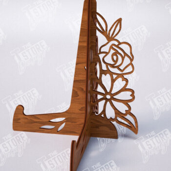 Intra απο ξύλο plywood  Χρώμα wenge 3mm-4mm πάχος - Πακέτο με καβαλέτο | Πλάκα Τέχνης | CNC Δίασταση 20x20 cm INTRAFABR-94337028 - Image 7