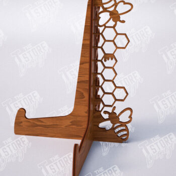 Intra απο ξύλο plywood  Χρώμα wenge 3mm-4mm πάχος - Πακέτο με καβαλέτο | Πλάκα Τέχνης | CNC Δίασταση 20x20 cm INTRAFABR-94337028 - Image 9