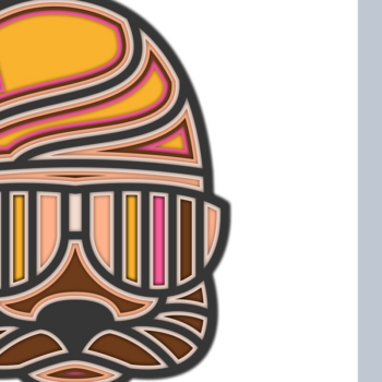 Intra απο ξύλο plywood  Χρώμα wenge 3mm-4mm πάχος - Πάσχα Δίασταση 30x20 cm INTRAFABR-119764598 - Image 1