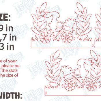 Intra απο ξύλο plywood  Χρώμα wenge 3mm-4mm πάχος - Πασχαλινή πινακίδα ακορντεόν | Happy Bunny |CNC Δίασταση 15x15 cm INTRAFABR-124889371 - Image 2