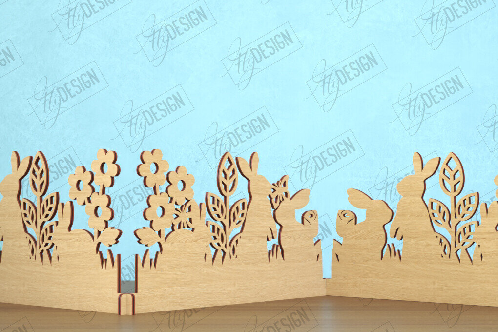 Intra απο ξύλο plywood  Χρώμα wenge 3mm-4mm πάχος - Πασχαλινή πινακίδα ακορντεόν | Καλό Πάσχα Δίασταση 15x15 cm INTRAFABR-94463579