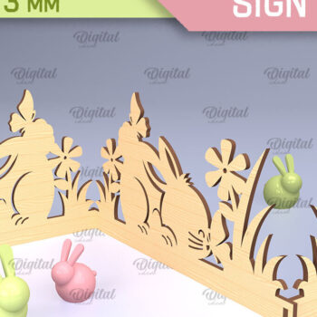 Intra απο ξύλο plywood Χρώμα wenge 3mm-4mm πάχος - Πασχαλινό Σήμα Ακορντεόν Δίασταση 15x15 cm INTRAFABR-39460881 - Image 1