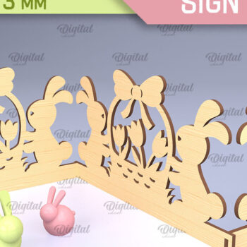 Intra απο ξύλο plywood Χρώμα wenge 3mm-4mm πάχος - Πασχαλινό Σήμα Ακορντεόν Δίασταση 15x15 cm INTRAFABR-39460894 - Image 1