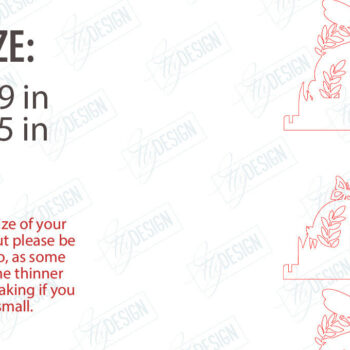 Intra απο ξύλο plywood  Χρώμα wenge 3mm-4mm πάχος - Πασχαλινό Πακέτο Πινακίδων Ακορντεόν | CNC Δίασταση 15x15 cm INTRAFABR-39460489 - Image 2