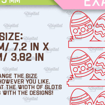 Intra απο ξύλο plywood  Χρώμα wenge 3mm-4mm πάχος - Πασχαλινό ακορντεόν Πακέτο κοπής με λέιζερ Δίασταση 15x15 cm INTRAFABR-39461177 - Image 2