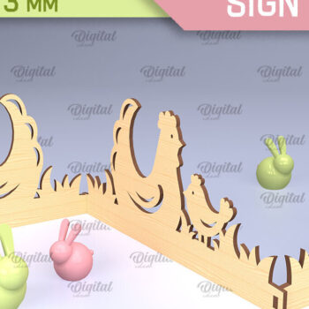 Intra απο ξύλο plywood  Χρώμα wenge 3mm-4mm πάχος - Πασχαλινό ακορντεόν Πακέτο κοπής με λέιζερ Δίασταση 15x15 cm INTRAFABR-39461177 - Image 10