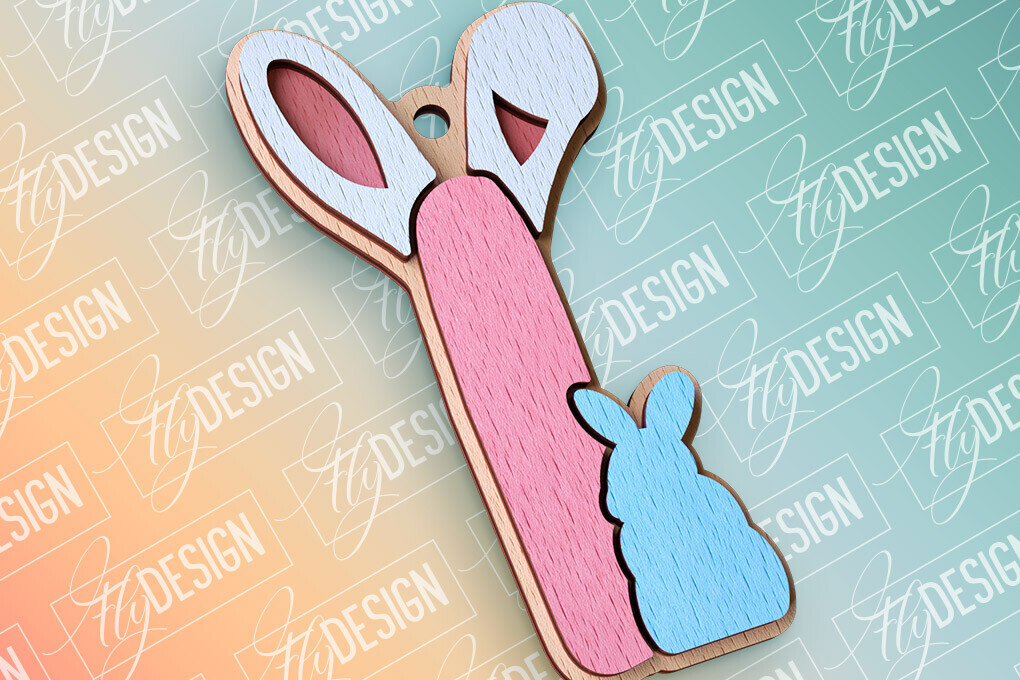 Intra απο ξύλο plywood  Χρώμα wenge 3mm-4mm πάχος - Πασχαλινό αλφάβητο | Αρχεία CNC Δίασταση 15x15 cm INTRAFABR-94459074