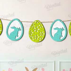 Intra απο ξύλο plywood  Χρώμα wenge 3mm-4mm πάχος - Πασχαλινό πανό με λέιζερ Δίασταση 15x15 cm INTRAFABR-115878976