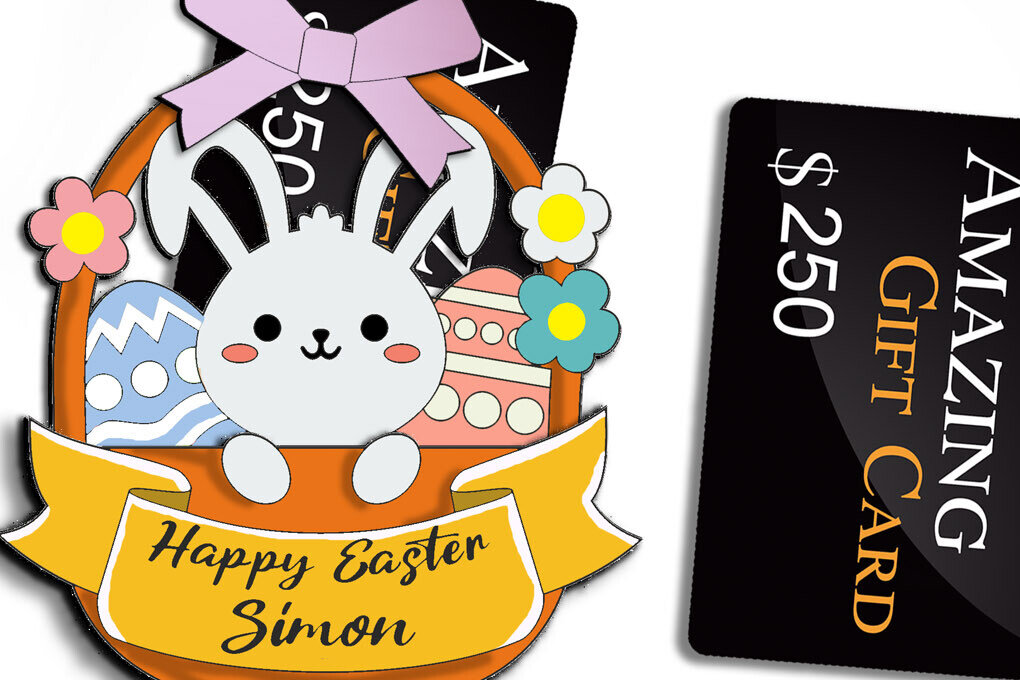 Intra απο ξύλο plywood  Χρώμα wenge 3mm-4mm πάχος - Πασχαλινό καλάθι Δωροκάρτας Κάτοχος χρημάτων Δίασταση 15x15 cm INTRAFABR-62209091