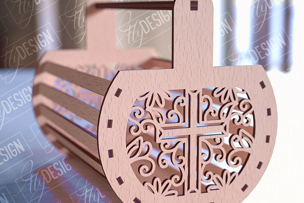 Intra απο ξύλο plywood  Χρώμα wenge 3mm-4mm πάχος - Πασχαλινό καλάθι | Καλό Πάσχα Δίασταση 15x15 cm INTRAFABR-58601199