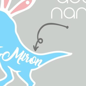 Intra απο ξύλο plywood  Χρώμα wenge 3mm-4mm πάχος - Πασχαλινό καλάθι Tag Dinosaur Laser Δίασταση 20x20 cm INTRAFABR-91876763 - Image 4