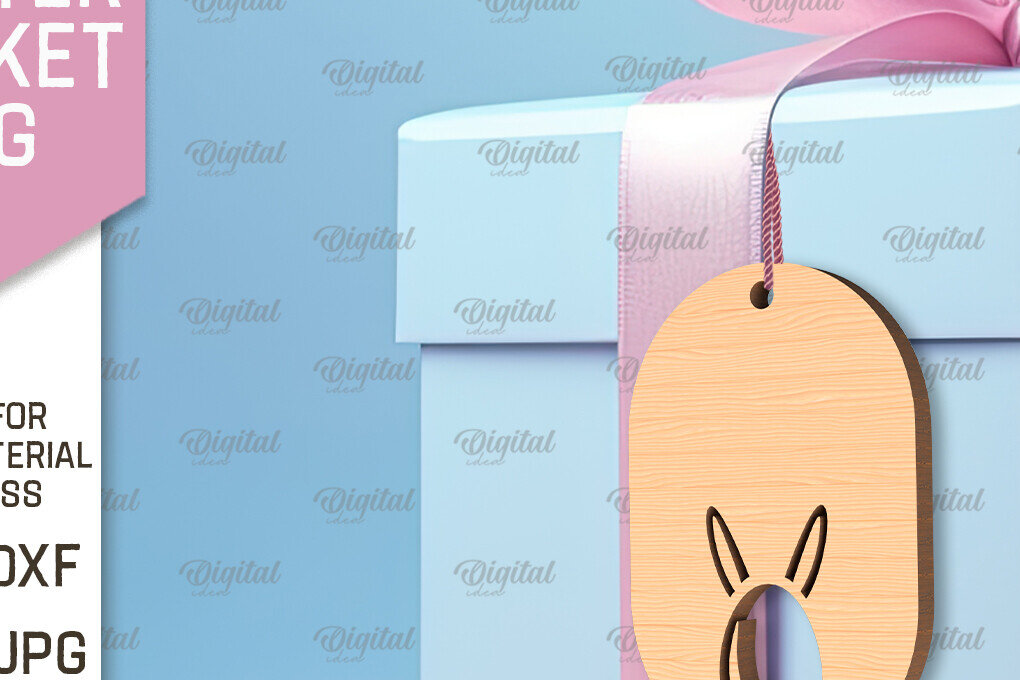 Intra απο ξύλο plywood  Χρώμα wenge 3mm-4mm πάχος - Πασχαλινό καλάθι Ετικέτα . Πασχαλινή Δίασταση 15x15 cm INTRAFABR-59989389