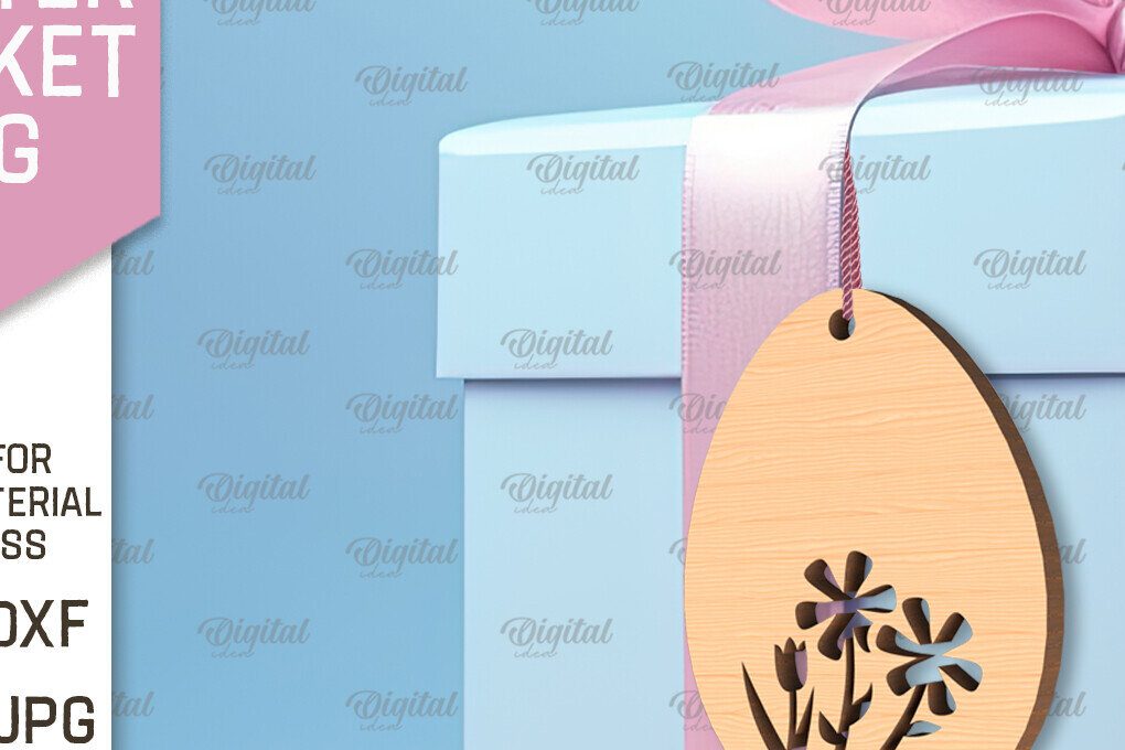 Intra απο ξύλο plywood  Χρώμα wenge 3mm-4mm πάχος - Πασχαλινό καλάθι Ετικέτα . Πασχαλινή Δίασταση 15x15 cm INTRAFABR-112385656