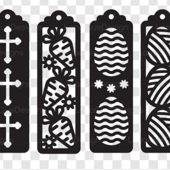 Intra απο ξύλο plywood  Χρώμα wenge 3mm-4mm πάχος - Πασχαλινοί σελιδοδείκτες Αρχεία αποκοπής Δίασταση 15x15 cm INTRAFABR-116389236 - Image 2