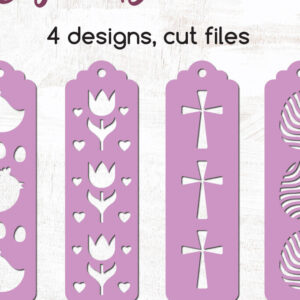 Intra απο ξύλο plywood  Χρώμα wenge 3mm-4mm πάχος - Πασχαλινοί σελιδοδείκτες Πρότυπα Papercut Δίασταση 15x15 cm INTRAFABR-116389018