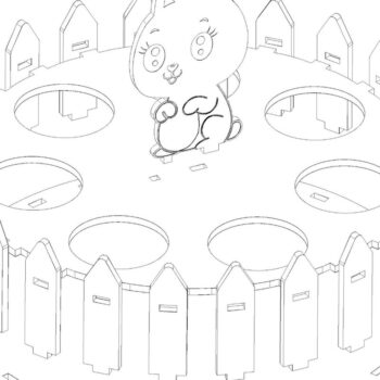 Intra απο ξύλο plywood  Χρώμα wenge 3mm-4mm πάχος - Πασχαλινό κουτί, Αυγοθήκη, Δίασταση 15x15 cm INTRAFABR-116341142 - Image 5