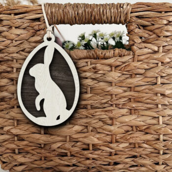 Intra απο ξύλο plywood  Χρώμα wenge 3mm-4mm πάχος - Πασχαλινό Πακέτο Δίασταση 6x6 cm INTRAFABR-63037649 - Image 2